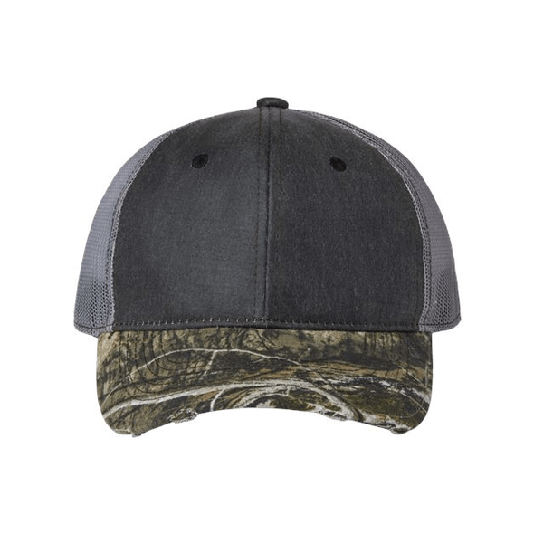 Outdoor Cap | Gorra de malla de camuflaje desgastado Outdoor Cap | Gorra de malla de camuflaje desgastado