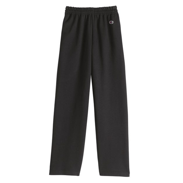 Champion powerblend open online bottom sweatpant