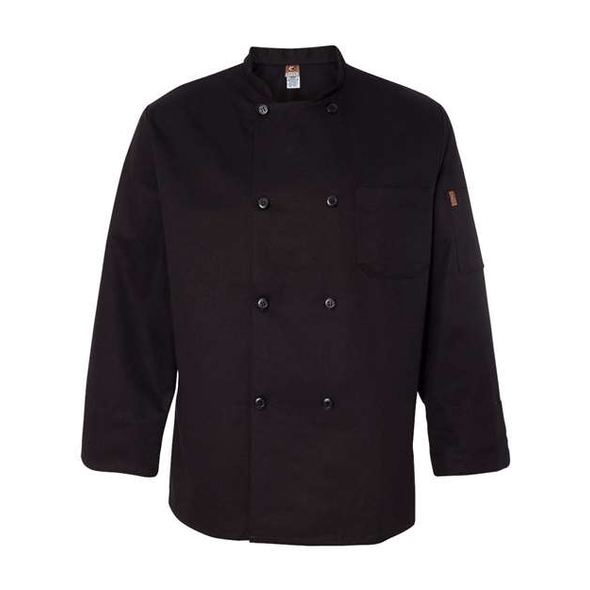 Chef Designs | Manteau de chef traditionnel noir
