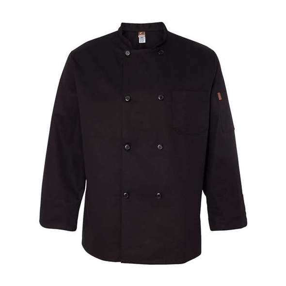 Chef Designs | Manteau de chef traditionnel noir Chef Designs | Manteau de chef traditionnel noir