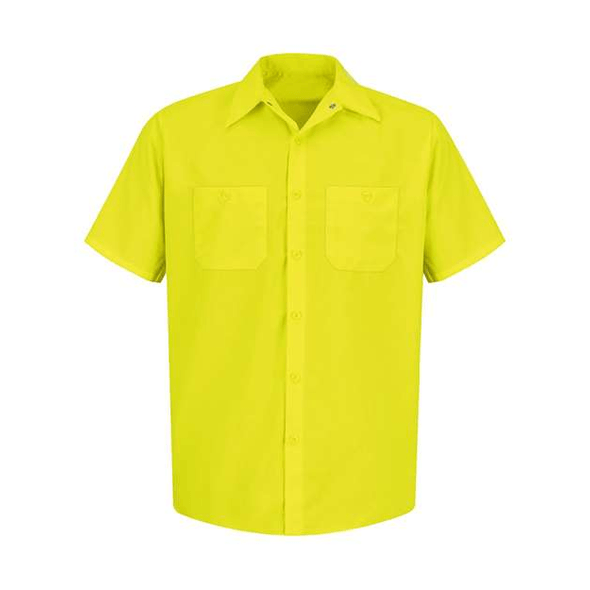 Red Kap | Chemise de travail à manches courtes à visibilité améliorée Red Kap | Chemise de travail à manches courtes à visibilité améliorée