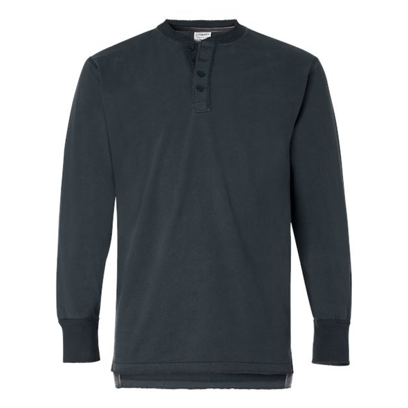 J. America | Vintage Brushed Jersey Henley J. America | Vintage Brushed Jersey Henley