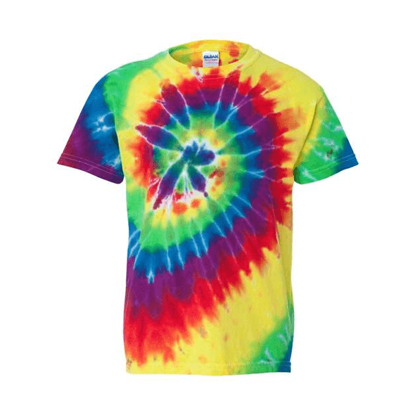 Dyenomite | Camiseta de manga corta en espiral multicolor Dyenomite | Camiseta de manga corta en espiral multicolor
