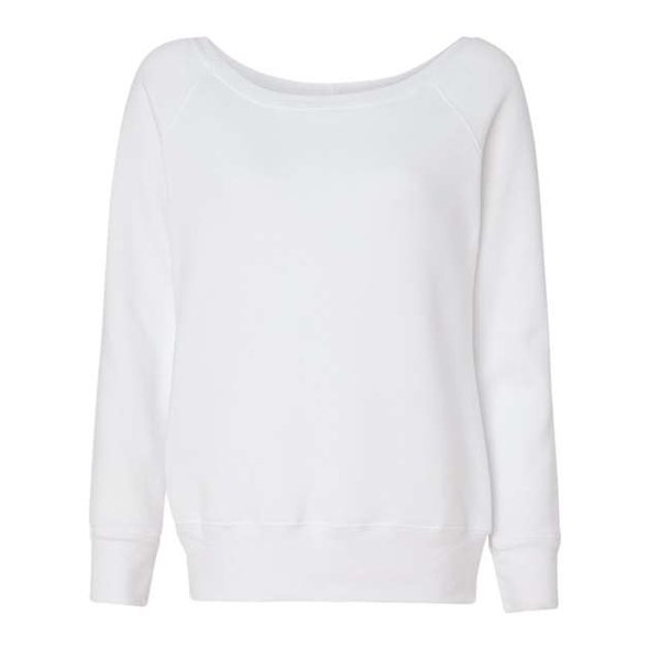BELLA + CANVAS | Sudadera de mujer con cuello ancho de felpa esponjosa BELLA + CANVAS | Sudadera de mujer con cuello ancho de felpa esponjosa