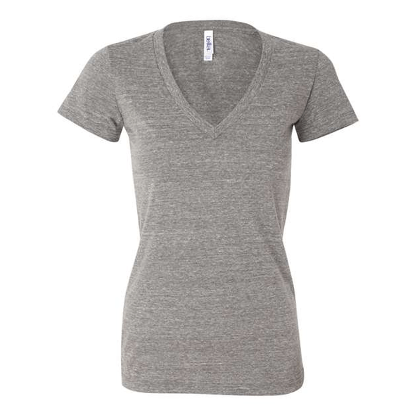 BELLA + CANVAS | Camiseta con cuello en V profundo Triblend para mujer BELLA + CANVAS | Camiseta con cuello en V profundo Triblend para mujer