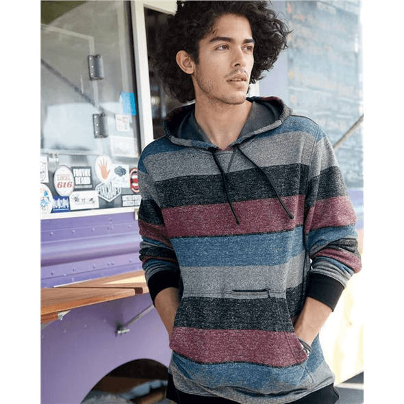 Burnside | Sudadera Polar Rayas Estampadas Burnside | Sudadera Polar Rayas Estampadas