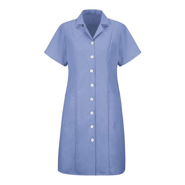 Red Kap | Vestido de manga corta com botones en el frente para mujer Red Kap | Vestido de manga corta com botones en el frente para mujer