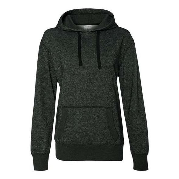 J. America | Sudadera con capucha de felpa francesa con purpurina para mujer J. America | Sudadera con capucha de felpa francesa con purpurina para mujer