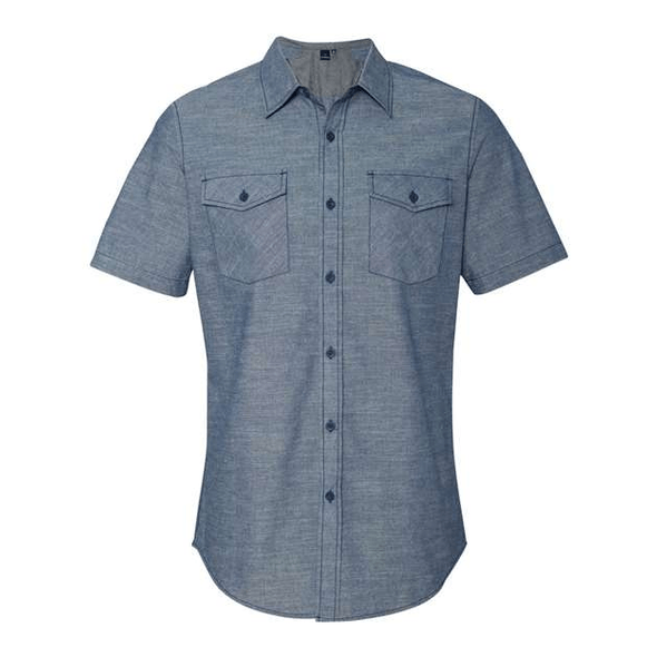 Burnside | Camisa de manga corta de cambray Burnside | Camisa de manga corta de cambray