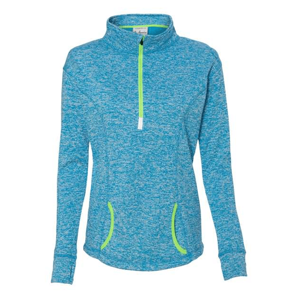 J. America - Women's Cosmic Fleece Quarter-Zip Pullover