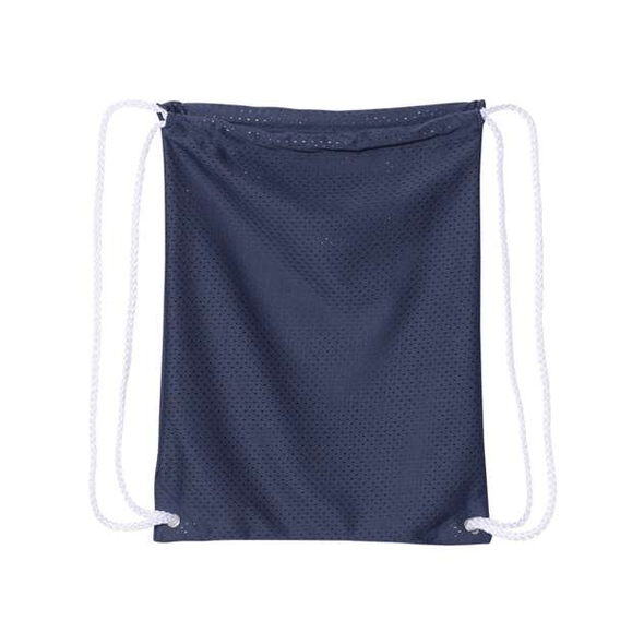 Designer Cotton Laundry Bag in Blue