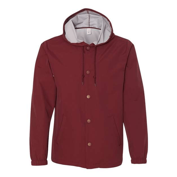 Independent Trading Co. | Water-Resistant Hooded Windbreaker Independent Trading Co. | Water-Resistant Hooded Windbreaker