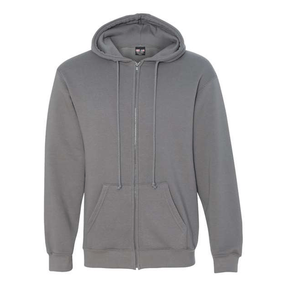 Bayside | Sudadera con capucha y cremallera completa hecha en EE. UU. Bayside | Sudadera con capucha y cremallera completa hecha en EE. UU.