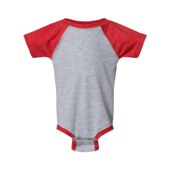 Rabbit Skins, Infant Baseball Fine Jersey Bodysuit Printing: From $8.54