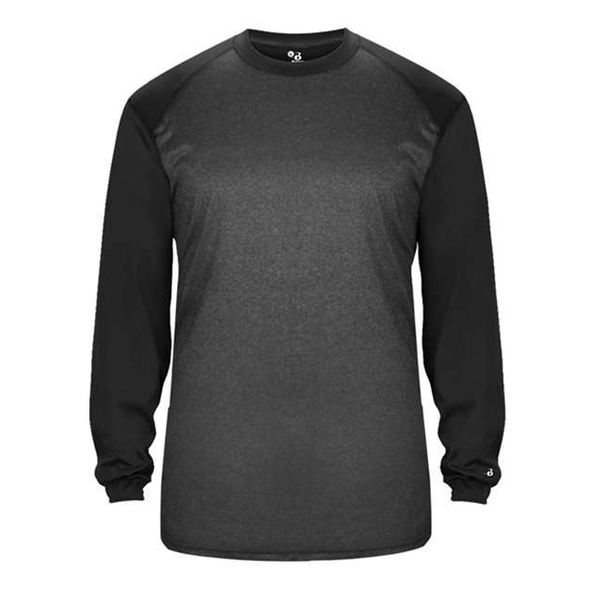 Badger | Tonal Sport Heather L/S T-Shirt Badger | Tonal Sport Heather L/S T-Shirt