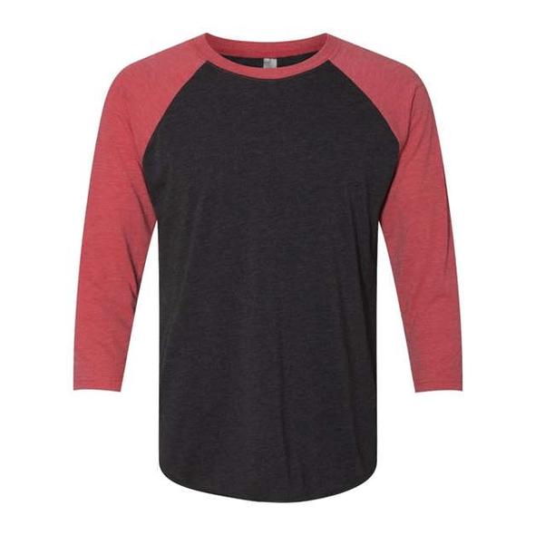 Next Level | Unisex Triblend Raglan de manga tres cuartos Next Level | Unisex Triblend Raglan de manga tres cuartos