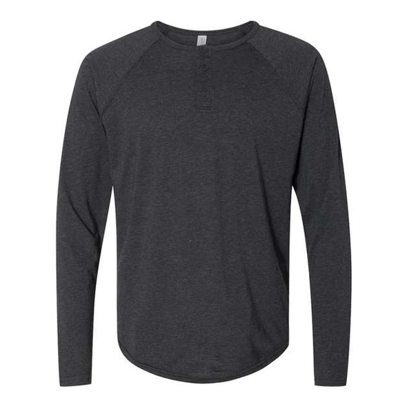 Next Level | Triblend Long Sleeve Henley Next Level | Triblend Long Sleeve Henley