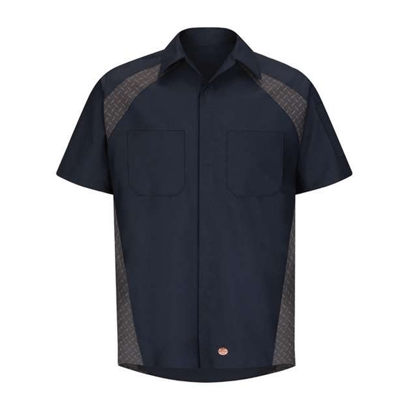 Red Kap | Short Sleeve Diamond Plate Shop Shirt