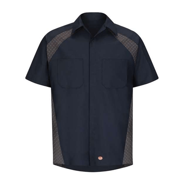 Red Kap | Short Sleeve Diamond Plate Shop Shirt Red Kap | Short Sleeve Diamond Plate Shop Shirt