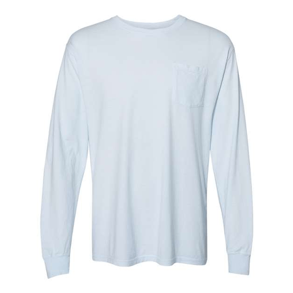 ComfortWash by Hanes | Garment Dyed Long Sleeve T-Shirt With a Pocket