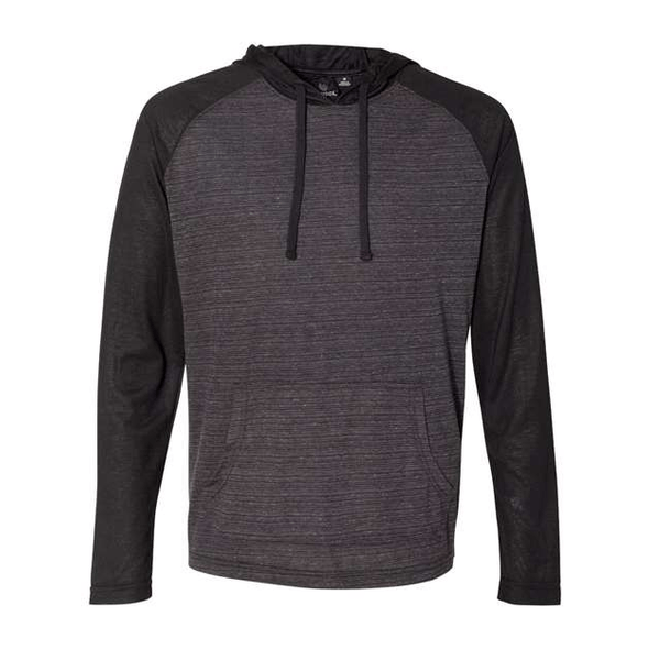 Burnside | Sudadera con capucha de raglán teñido con hilo Burnside | Sudadera con capucha de raglán teñido con hilo