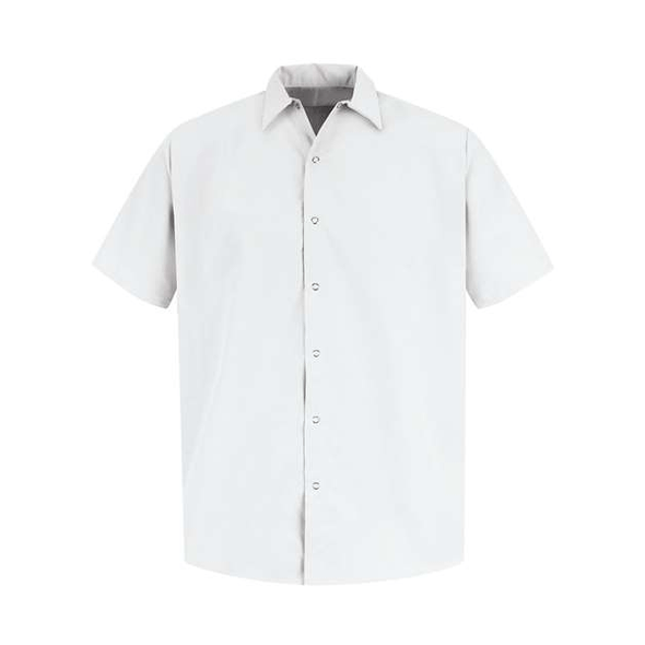 Red Kap | Camisa de trabajo de poliéster sin bolsillo especializada Red Kap | Camisa de trabajo de poliéster sin bolsillo especializada