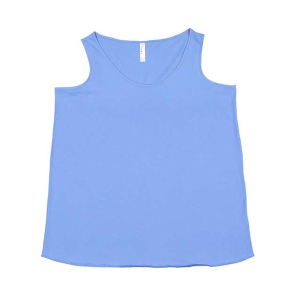 LAT | Camiseta sin mangas premium Curvy Collection para mujer LAT | Camiseta sin mangas premium Curvy Collection para mujer