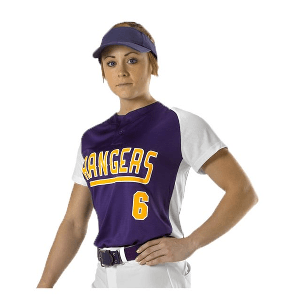 Alleson Athletic | Jersey de dos botones Fastpitch Alleson Athletic | Jersey de dos botones Fastpitch
