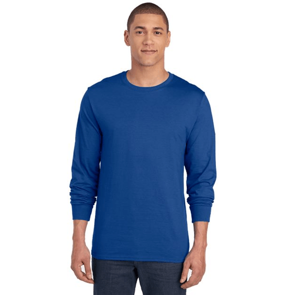 JERZEES | Camiseta de manga larga con cuello redondo y mezcla premium JERZEES | Camiseta de manga larga con cuello redondo y mezcla premium