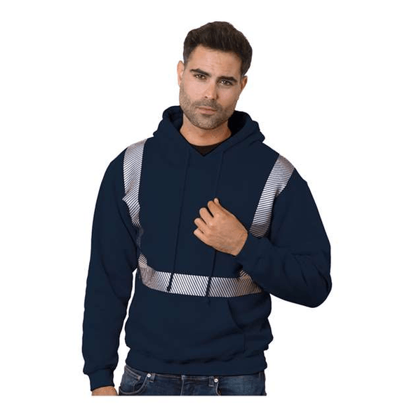 Bayside | Pull à capuche haute visibilité fabriqué aux États-Unis Bayside | Pull à capuche haute visibilité fabriqué aux États-Unis