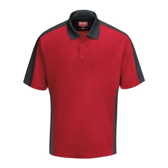 Red Kap | Polo de dos tonos de punto de rendimiento de manga corta Red Kap | Polo de dos tonos de punto de rendimiento de manga corta