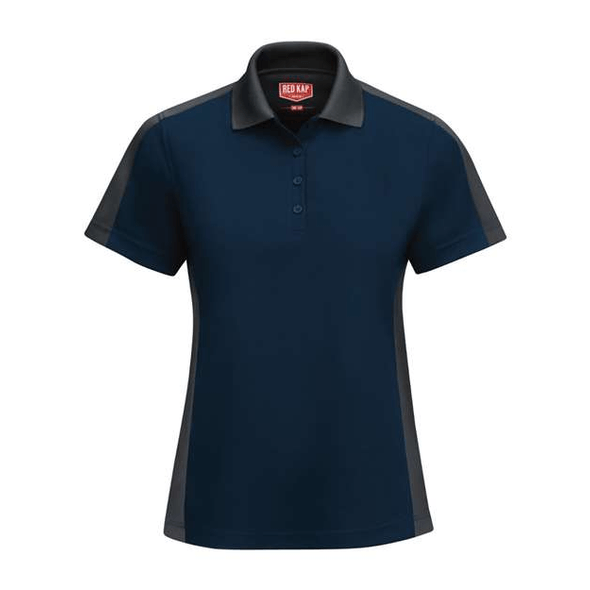 Red Kap | Women's Short Sleeve Performance Knit Two-Tone Polo Red Kap | Women's Short Sleeve Performance Knit Two-Tone Polo