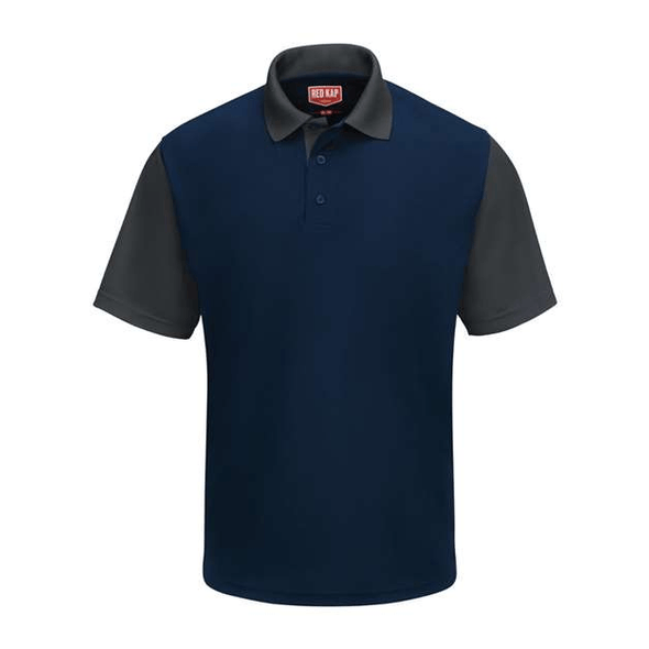 Red Kap | Short Sleeve Performance Knit Color-Block Polo Red Kap | Short Sleeve Performance Knit Color-Block Polo