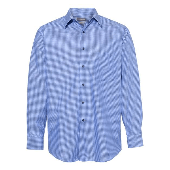 Van Heusen | Camisa a cuadros con cuello de punto de ancho Personalizado: Desde | 360imprimir