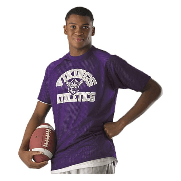 Personalized Custom American Football Jersey Mesh T Shirt Printed