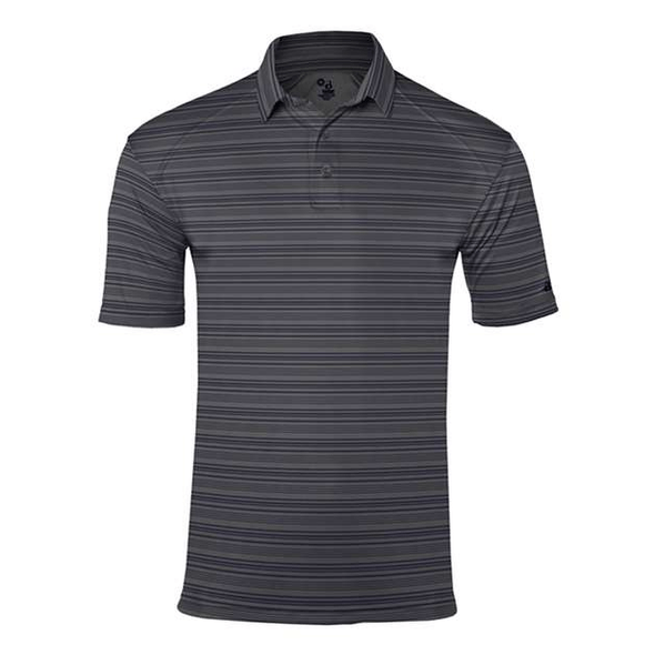 Badger | Striped Polo Badger | Striped Polo