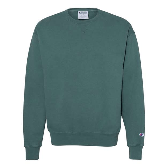 Champion | Garment Dyed Crewneck Sweatshirt Printing: From $28.58 | BIZAY