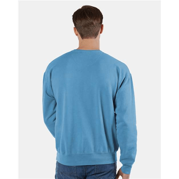 Champion garment discount dyed crewneck sweatshirt