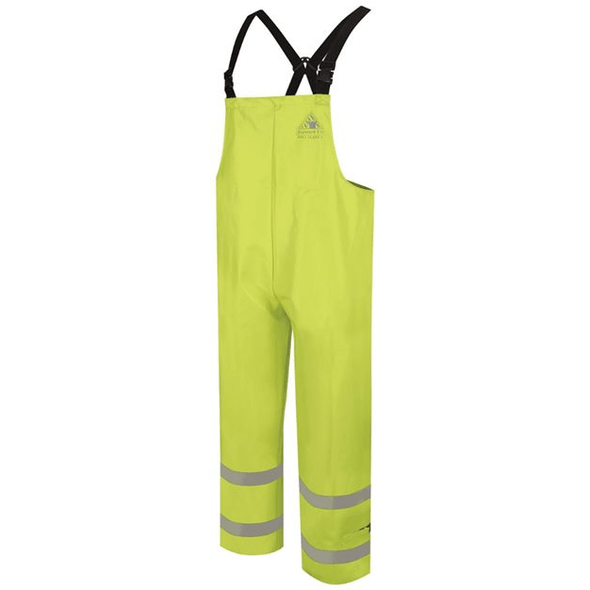 Bulwark | Babero de lluvia resistente a las llamas de alta visibilidad en general - 13 oz Bulwark | Babero de lluvia resistente a las llamas de alta visibilidad en general - 13 oz