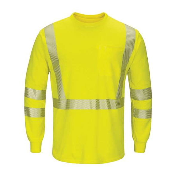 Bulwark | High Visibility Lightweight Long Sleeve T-Shirt Bulwark | High Visibility Lightweight Long Sleeve T-Shirt
