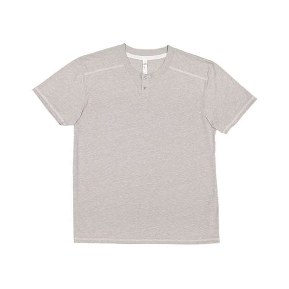 LAT | Harborside Melange Jersey Henley LAT | Harborside Melange Jersey Henley