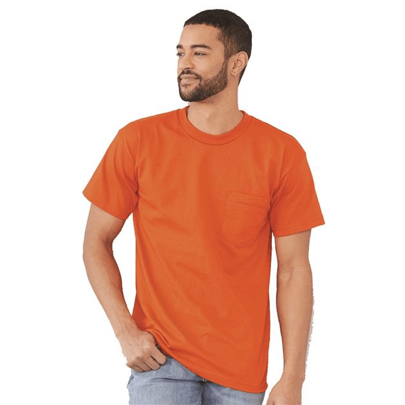 Bayside | Camiseta de manga corta confeccionada en unión con bolsillo Bayside | Camiseta de manga corta confeccionada en unión con bolsillo