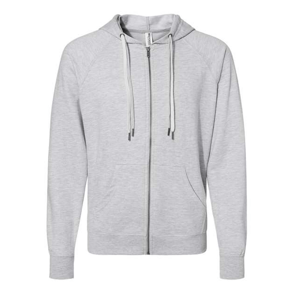 Independent Trading Co. | Icon Unisex Lightweight Loopback Terry Full-Zip Hooded Sweatshirt Independent Trading Co. | Icon Unisex Lightweight Loopback Terry Full-Zip Hooded Sweatshirt