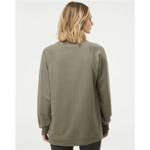 Independent Trading Co. | Icon Unisex Lightweight Loopback Terry Crewneck  Sweatshirt