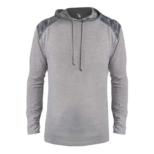 Badger | Vintage Flame Triblend Hooded T-Shirt Badger | Vintage Flame Triblend Hooded T-Shirt