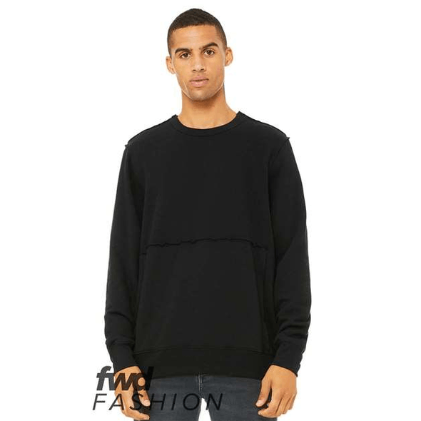 BELLA + CANVAS | Sudadera con capucha de costura cruda unisex de moda rápida BELLA + CANVAS | Sudadera con capucha de costura cruda unisex de moda rápida
