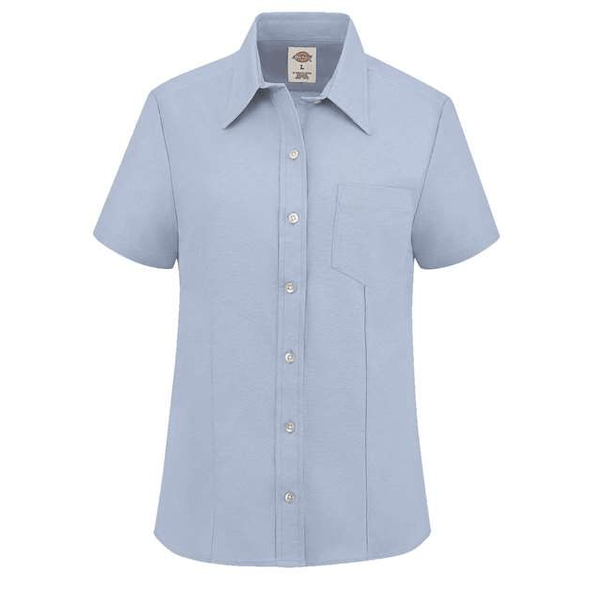 Dickies | Camisa Oxford elastizada de manga corta para mujer Dickies | Camisa Oxford elastizada de manga corta para mujer
