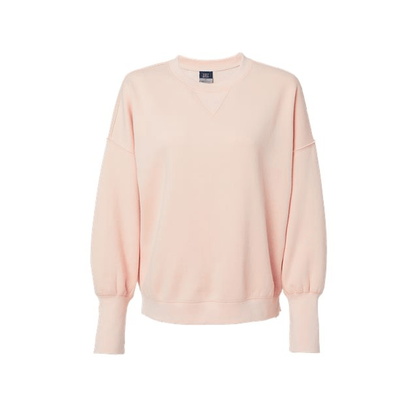 MV Sport | Sudadera con cuello redondo de felpa de ante para mujer MV Sport | Sudadera con cuello redondo de felpa de ante para mujer