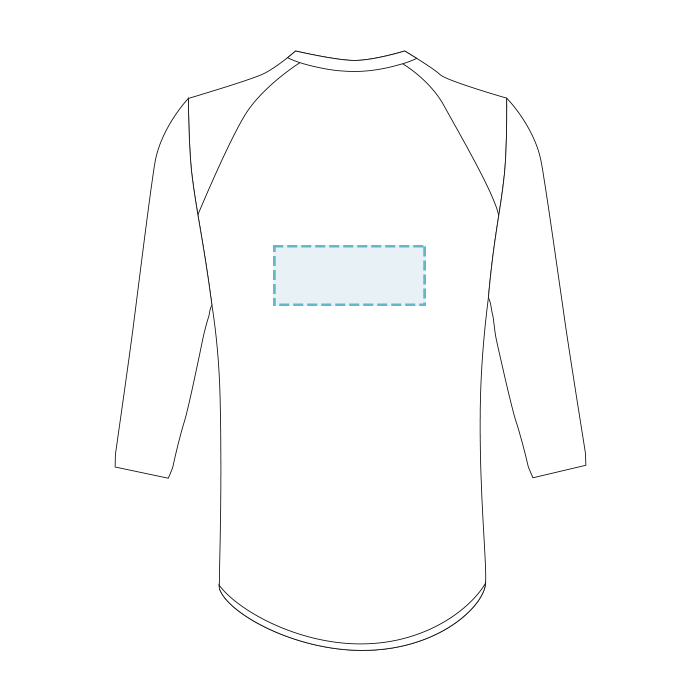 Rabbit Skins | Camiseta de manga corta de tres cuartos de jersey fino de béisbol para niños pequeños