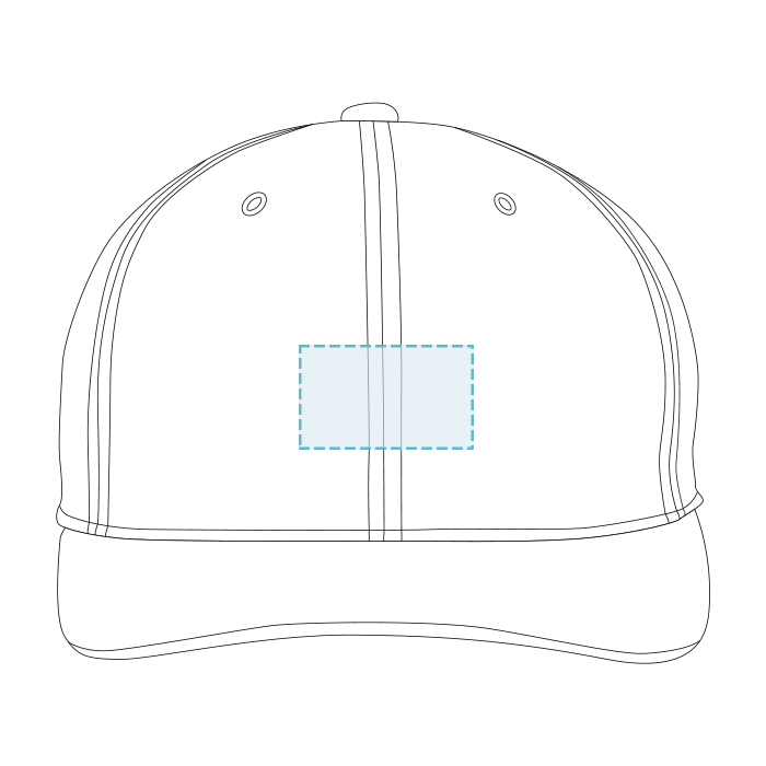 Mega Cap | Washed Denim Cap - Embroidery - 1